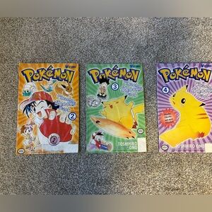 Set of 3 Pikachu Shocks Back Pokémon comics